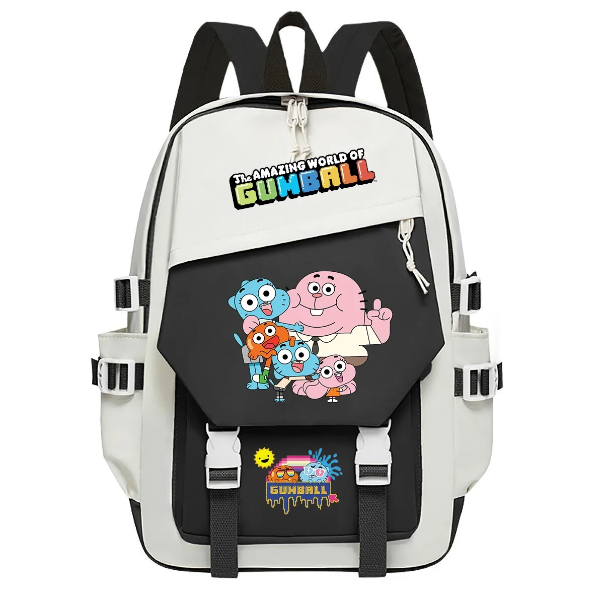 Anime The Amazing World of Gumball Backpack for School Girls Large Capacity Bagpack Primary Students Bookbag Children School Bag