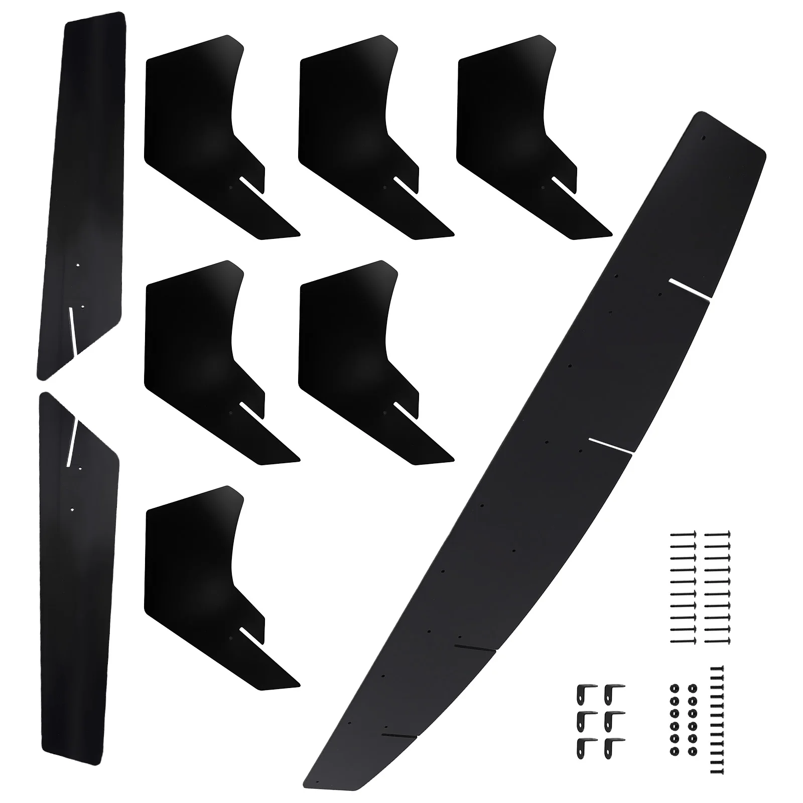 

Rear Diffuser Kit for Ford Mustang 15-23 PP Material Black Single Exit