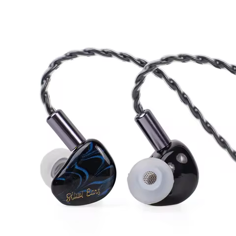 Linsoul Kiwi Ears Cadenza - Fone IEM com Driver Dinâmico de Diafragma de Berílio de 10mm Impresso em 3D Cabo 2-Pin 3.5mm