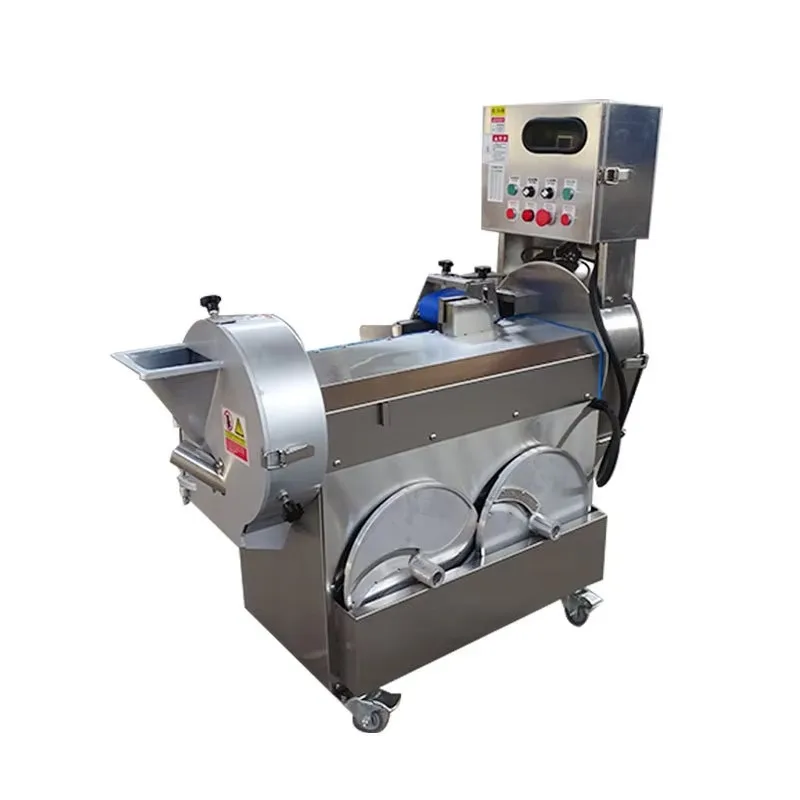 Commercial Electric Vegetable Cutter, Automatic Slicing Shredding Dicing Machine for Catering