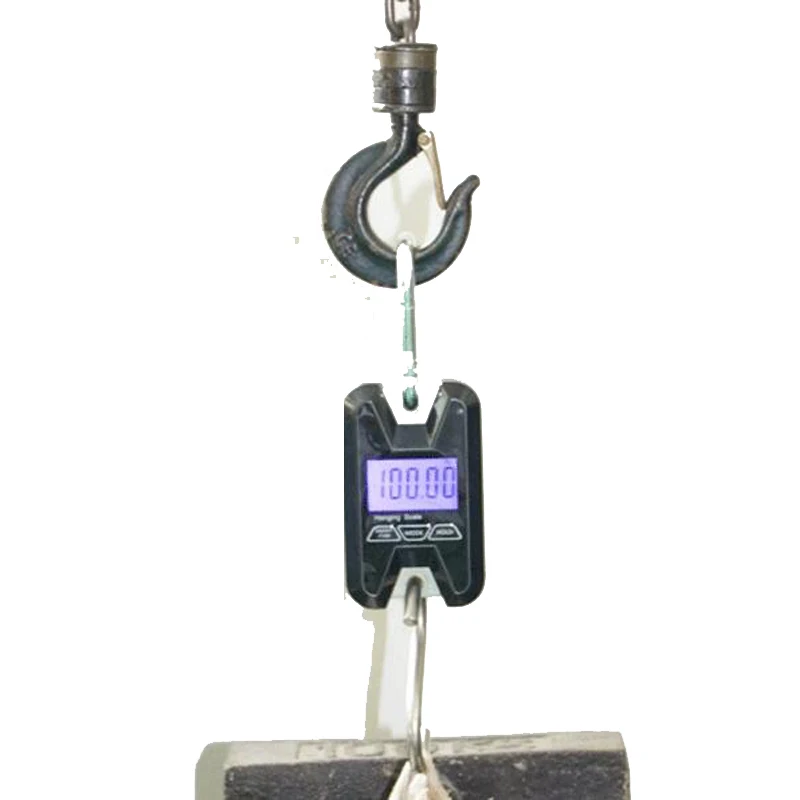 

300kg Crane Scale Electronic Industrial Heavy Duty Weight Hook Crane Scale LCD Weighing Scale Mini Portable Digital Display