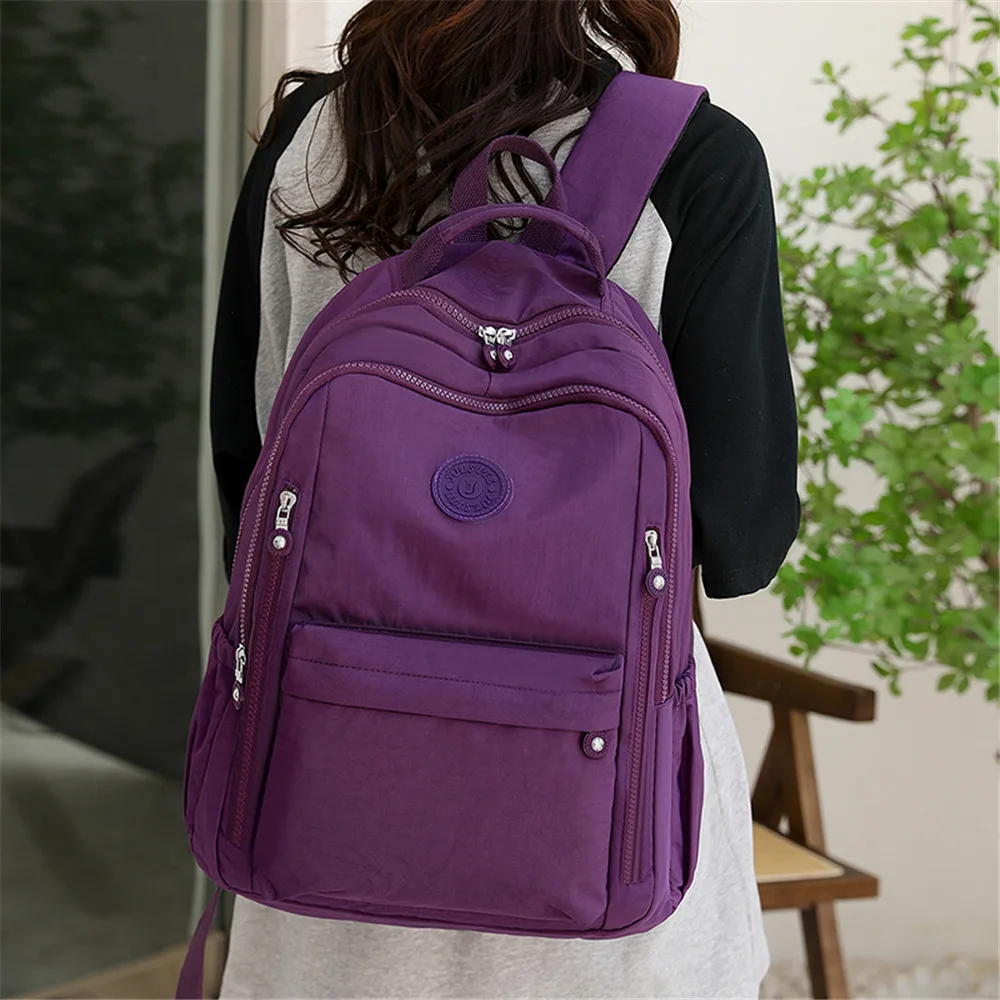 2023 New College Student Backpack Women Laptop Backpacks Travel Business Multi-function Backpack Casual Teen Girls School Bags