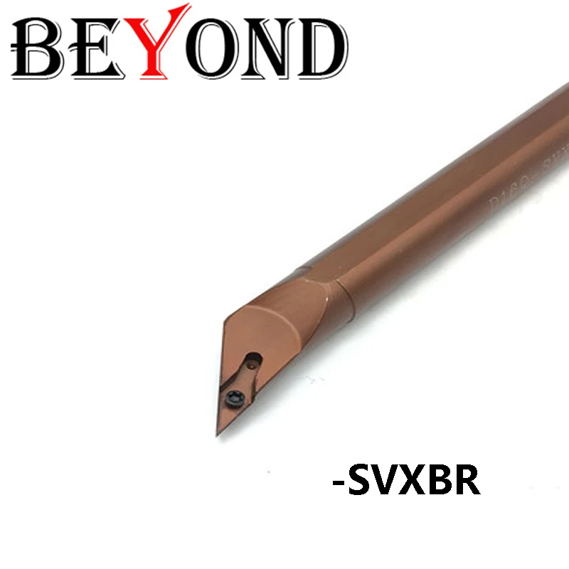 

BEYOND SVXBR D10K D12M D16Q D20R SVXBR11 SVXBR16 Токарный станок с пружинным стальным хвостовиком Расточная оправка Инструмент Держатель с ЧПУ Токарный станок Держатель инструмента Резак