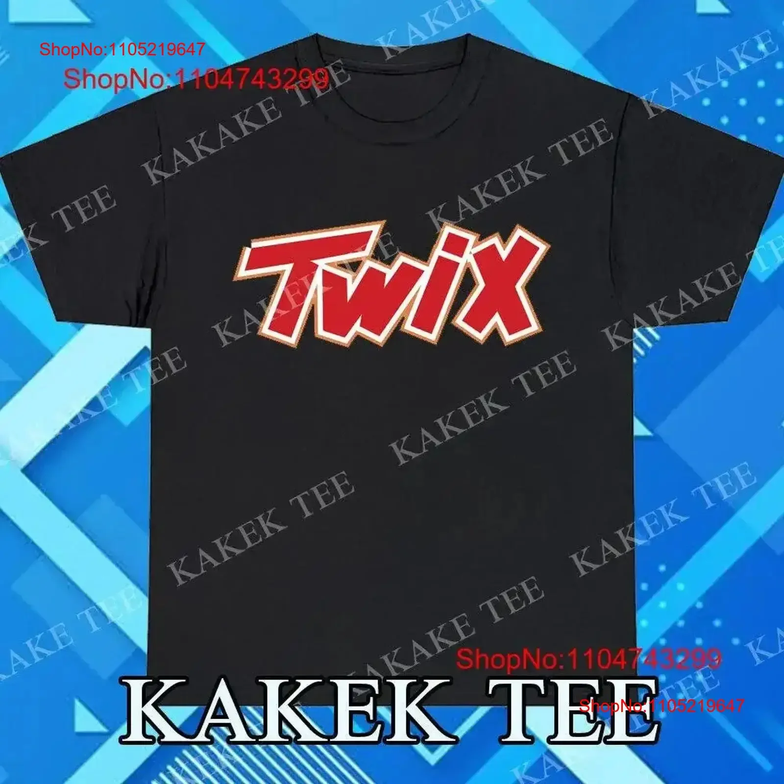 Nueva camiseta con Logo de Twix, camiseta divertida de talla S a 5XL, moda vintage lavada, informal, transpirable, ligeramente Top para uso diario para hombre