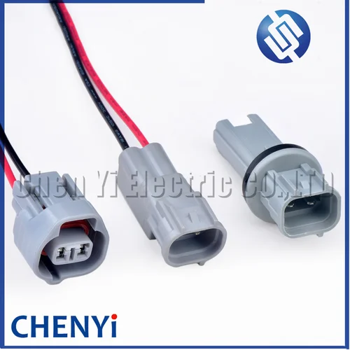Conector de lámpara indicadora de ancho de enchufe de luz antiniebla de coche impermeable automotriz de 2 pines 6189-0249 6189-0239 90980-11156 para Toyota 1JZ 2JZ