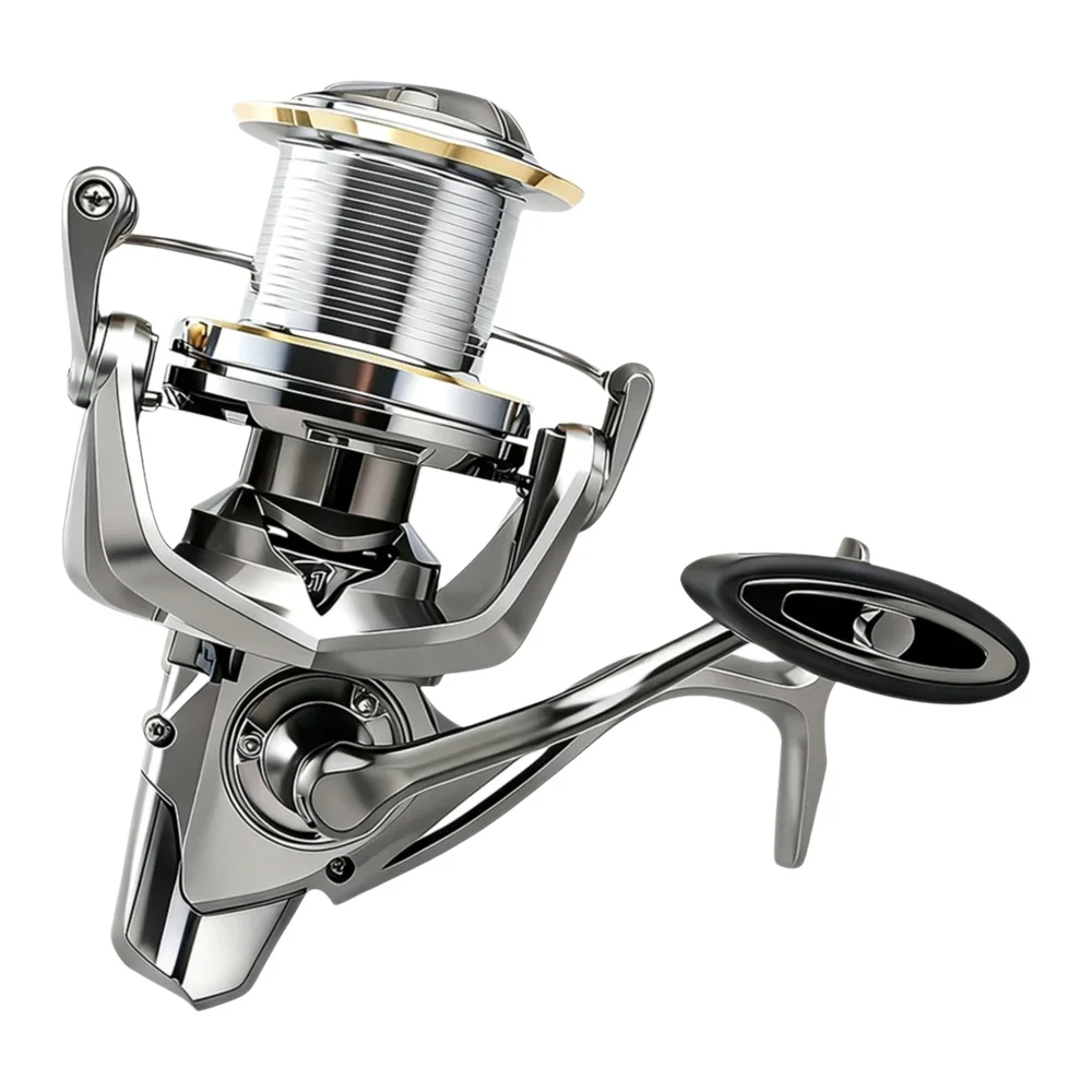 Huidiao NGK-II Spinnrolle 8000-14000 Leistungsstarke Angelrolle 25kg Max Bremskraft 6+1BB Weitwurfrolle für Großwildfischen