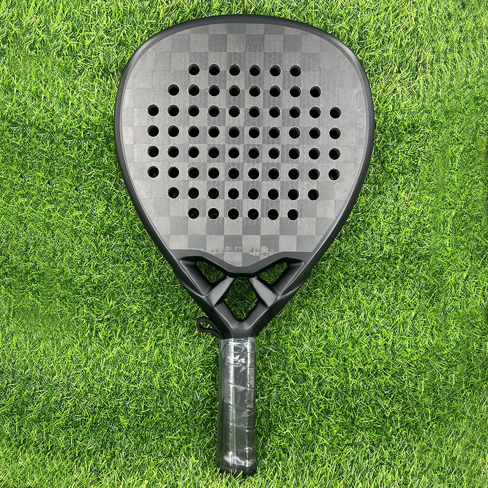 

High Quality Professional Carbon Fiber Padelracket Padelracket Factory Beach Tennis Paddle Nylon New Generation Beach Sports