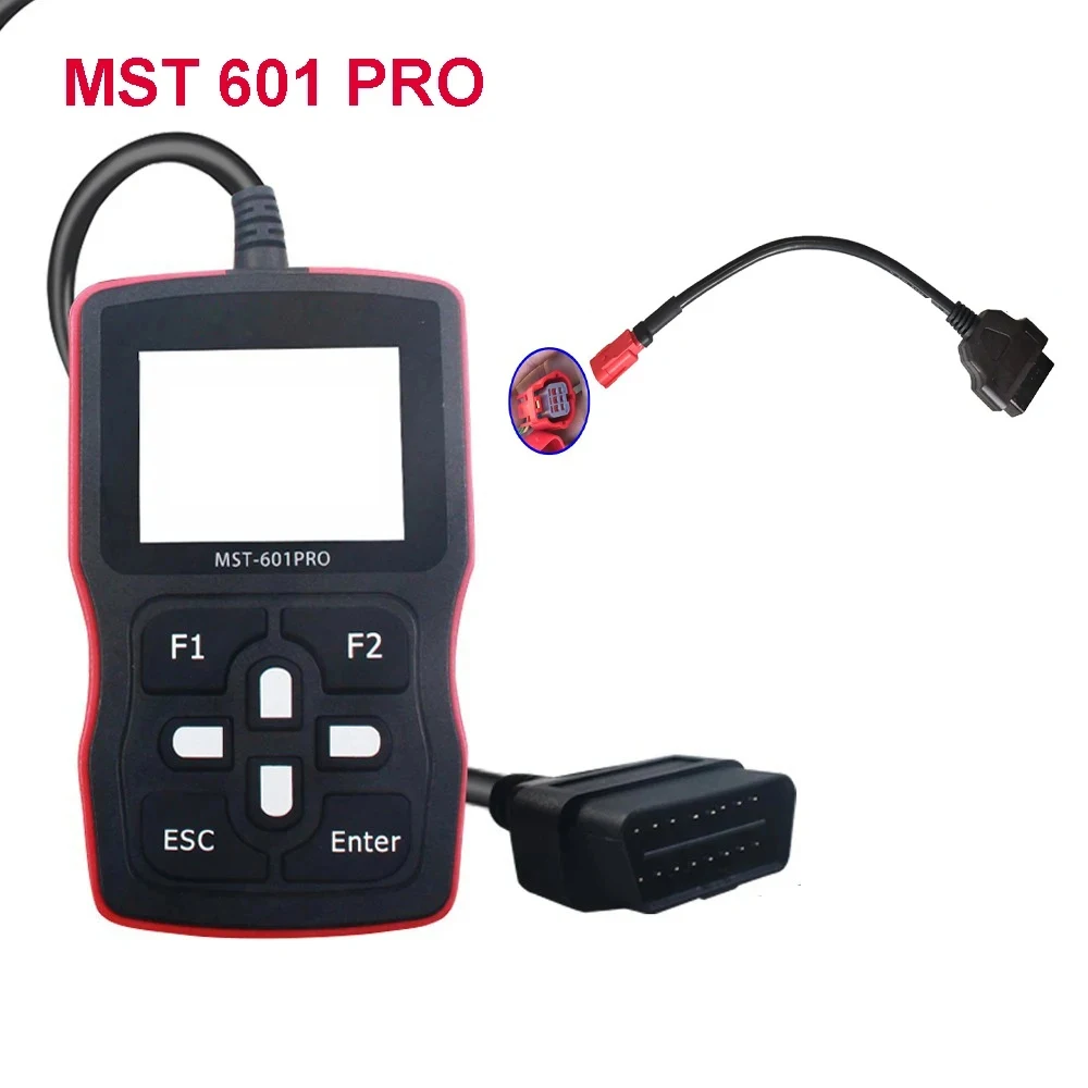 MST-601 PRO 5IN1 Motorcycle Scanner OBD2 Code Reader Automotive Diagnostic Tool Fit for Suzuki for Honda for Yamaha MST 601 Pro