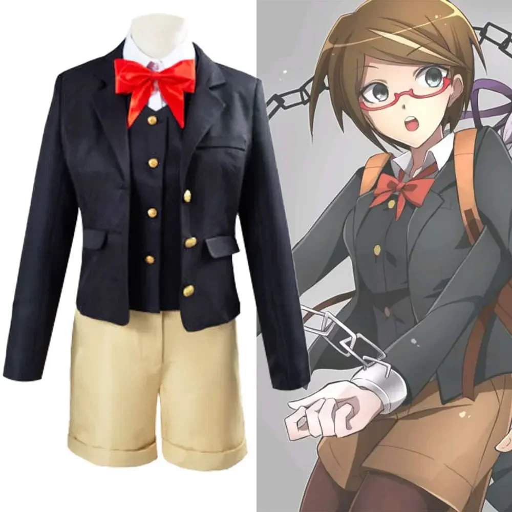 

DanganRonpa Dangan Ronpa Cosplay Kirigiri Kyouko Samidare Yui Uniforms Jacket Shirt Tie Skirt Cosplay Costume