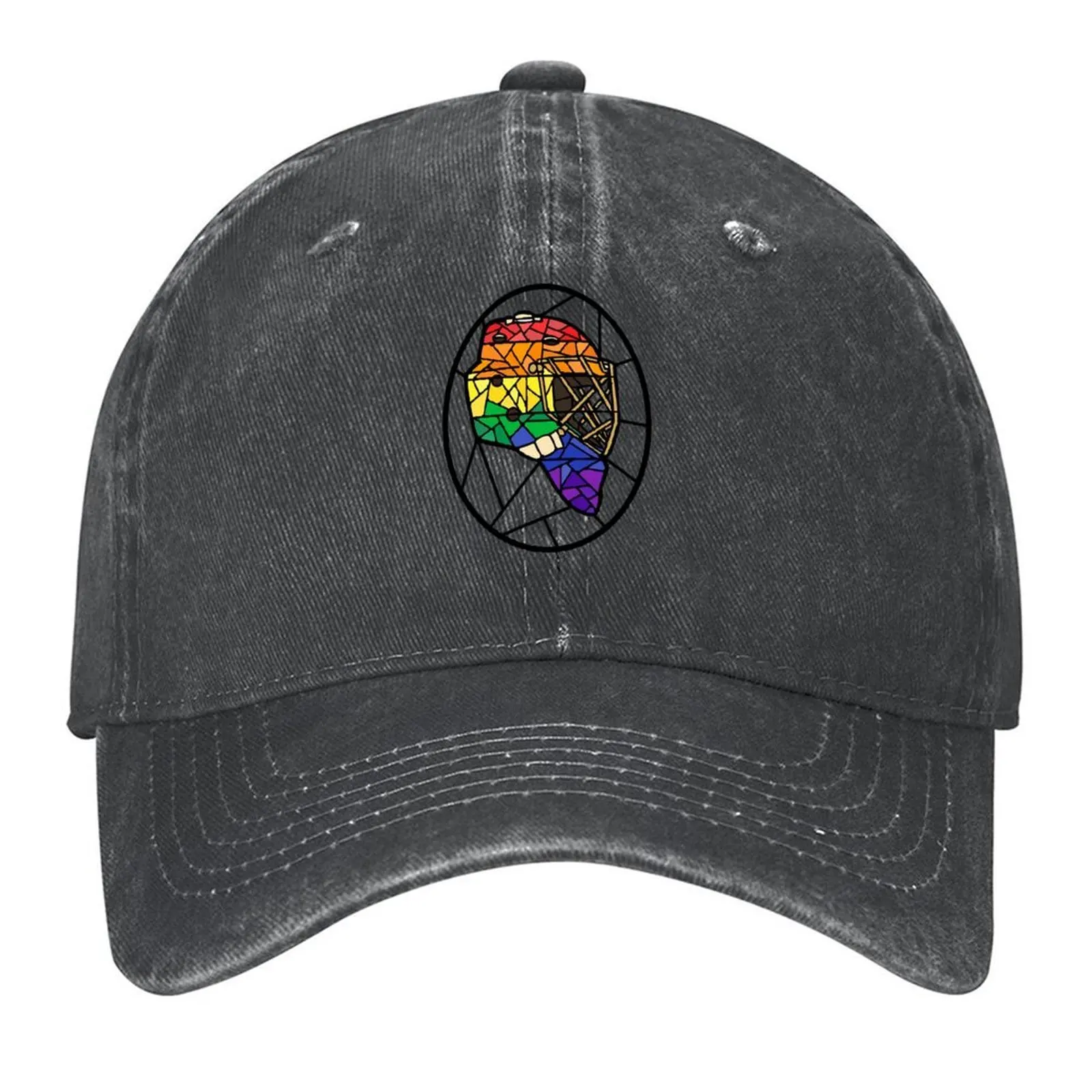 

stained glass pride goalie mask Baseball Cap foam party Hat Dropshipping Vintage Brand Man cap Men Hats Women's