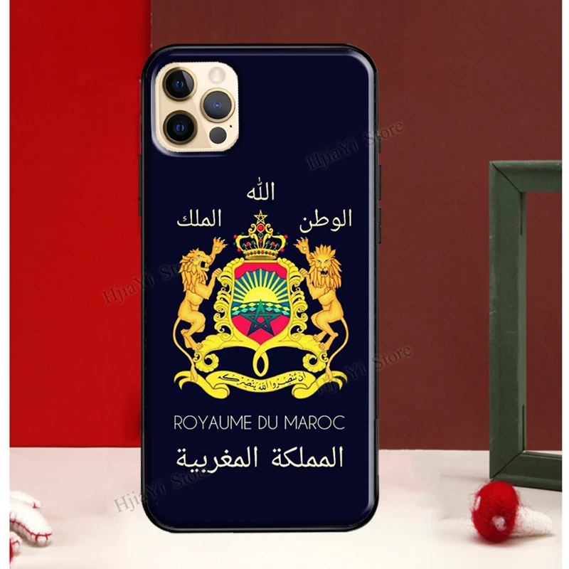 Maroko Maroc marokańska flaga dla iPhone 13 12 Pro Max Mini okładka etui na telefon dla iPhone 11 14 Pro Max XS X XR 7 8 Plus SE