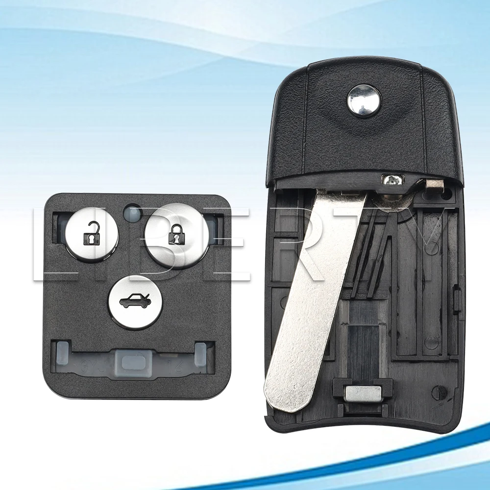 Liberty 3/4 Button Flip Folding Remote Key for Acura MDX RDX 2007-2013 N5F0602A1A N5F0602AIA ID46 Chip 313.8MHz Replacement Keys - Image 3
