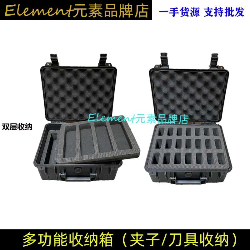 

Hand torn cotton box clip storage box, EDC portable tool storage box, built-in sponge shock-absorbing and anti drop