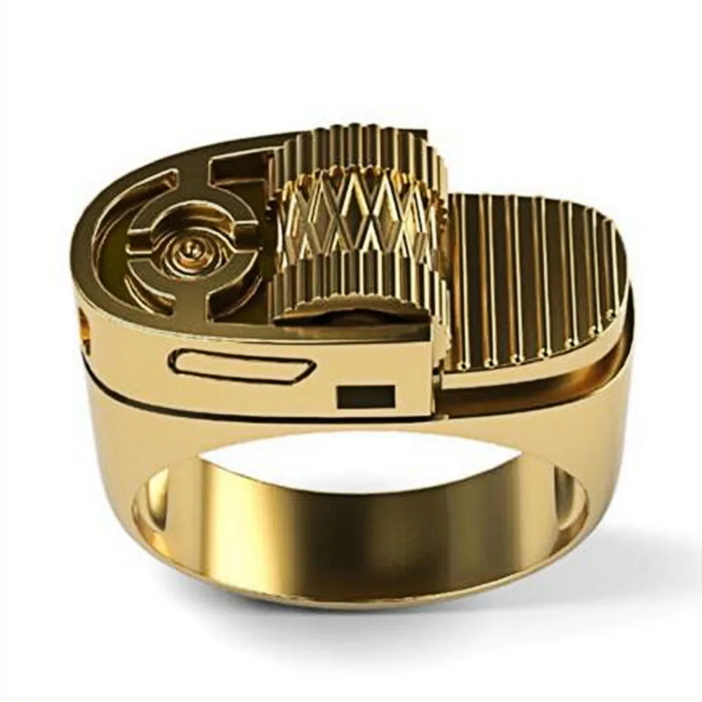 Cross-border accessories new hot-selling ring jewelry European and American style lighter ring spot