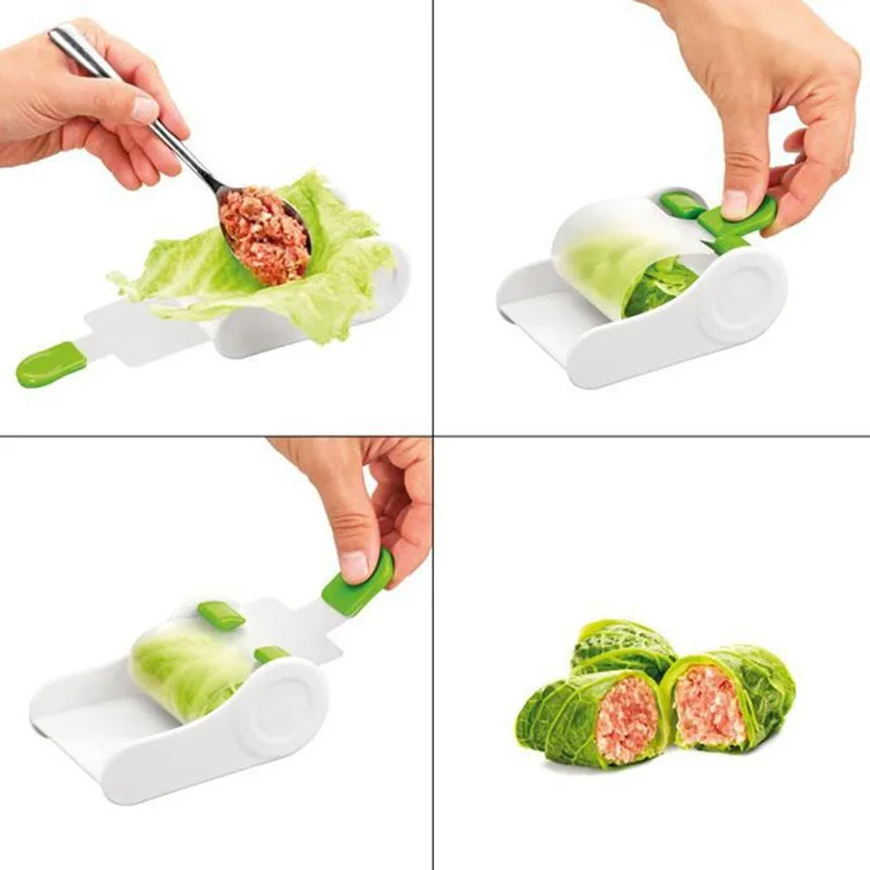 DIY Sushi Mold Roll Vegetable Roll Meat Roller Vegetable Spring Roll Seaweed Rice Ball Cooking Mold Barbecue Baking Tools