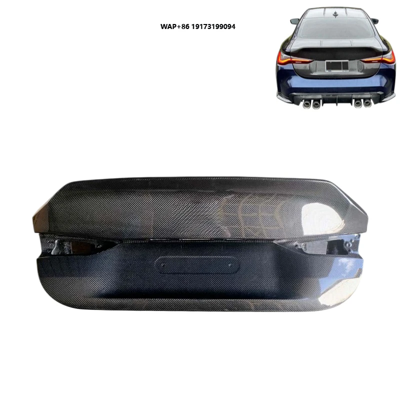

High Quality Perfect Fitment CSL Carbon Fiber Rear Trunk Lid for G82 M4 Rear Trunk Cover