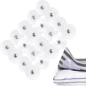 16Pcs Metal Duvet Cover Snaps Clips Clip in Place Fit All Thickness Metal Snaps Buckle No More Shifting Easy to Install