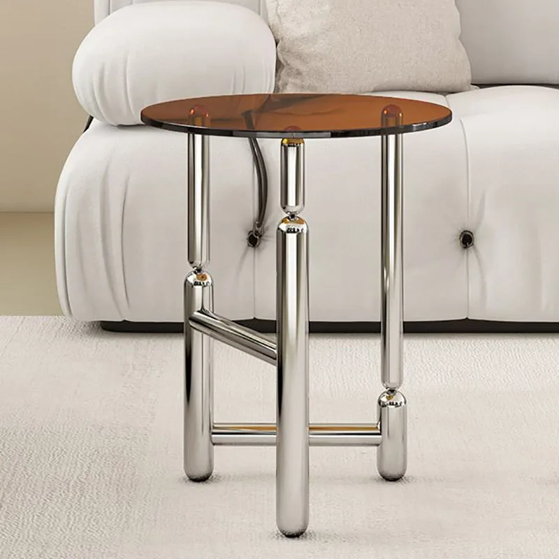 Living Room Coffee Table Nordic Tea Tables Creative Glass Side Tables Modern Transparent Sofa Table Home Furniture Decorations