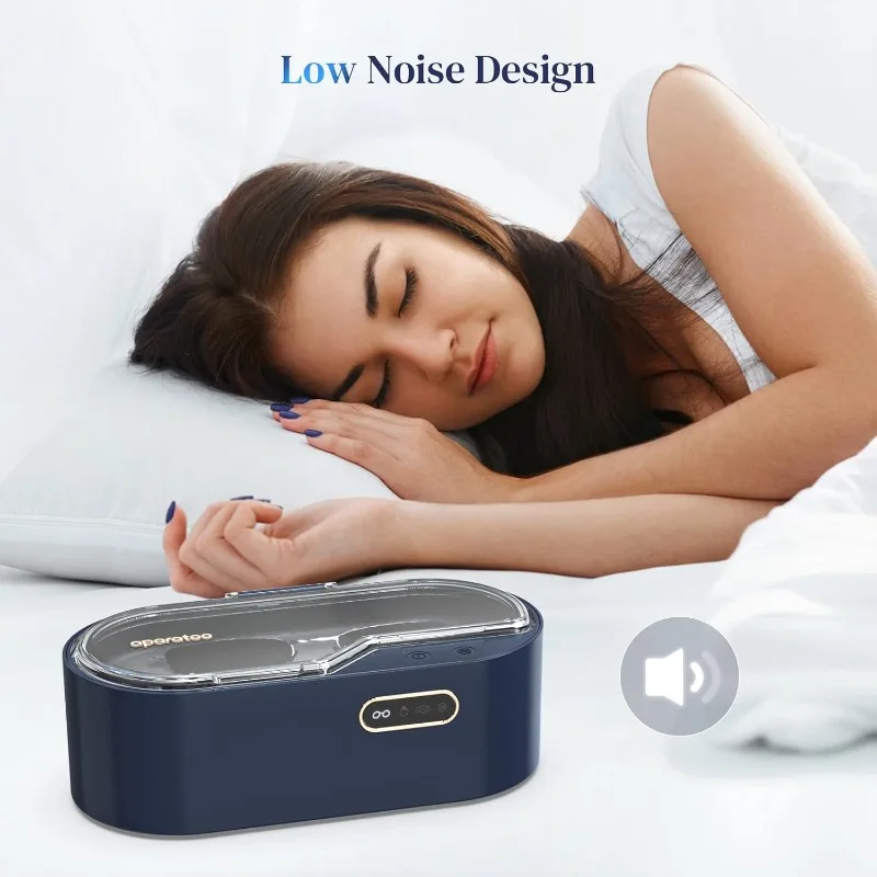 보석 청소 기계, 450ml 보석 클리너, 4가지 시간 설정 45KHz, 보석, 안경, 시계, 은, 반지, 목걸이, 동전용