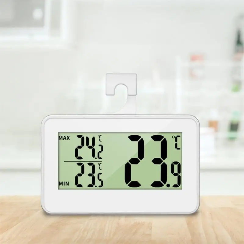 Digital Thermometer And Hygrometer Cold Storage Refrigerator Freezer Maximum And Minimum Temperature Display