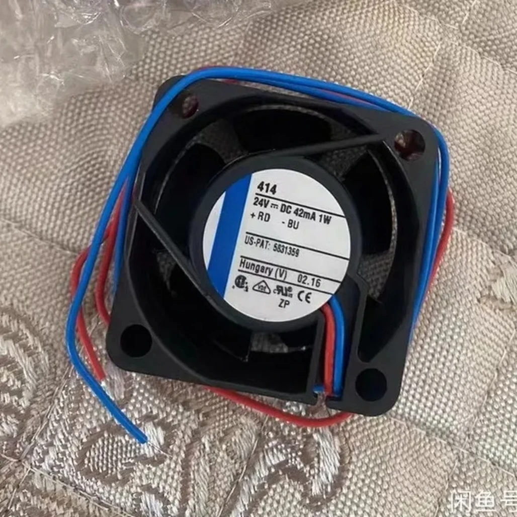 For EBMPAPST 414 24V 0.42A 1W 4cm Square Cooling Fan High Speed Silent Server Case Cooling Fan