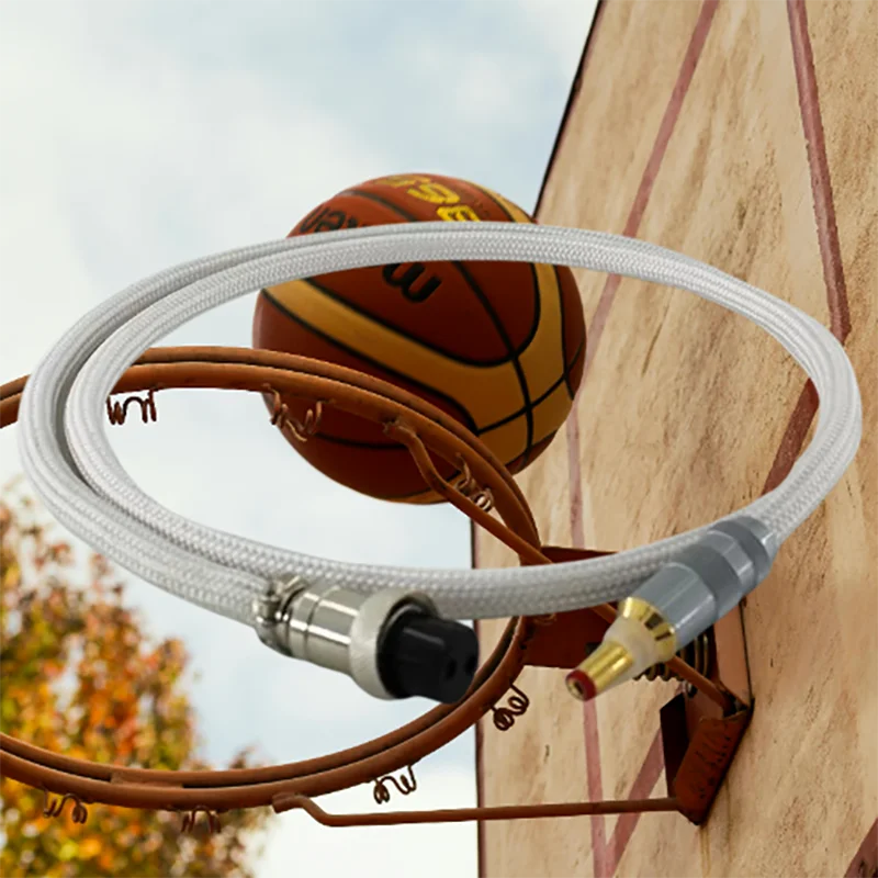 Серебряный кабель постоянного тока 4N OCC длиной 1,2 м GX16-2Pin до 5,5x2,1/2,5 мм с оксид-золотой терминалом Серебряный кабель постоянного тока 4N OCC длиной 1,2 м GX16-2Pin до 5,5x2,1/2,5 мм с оксид-золотой терминалом