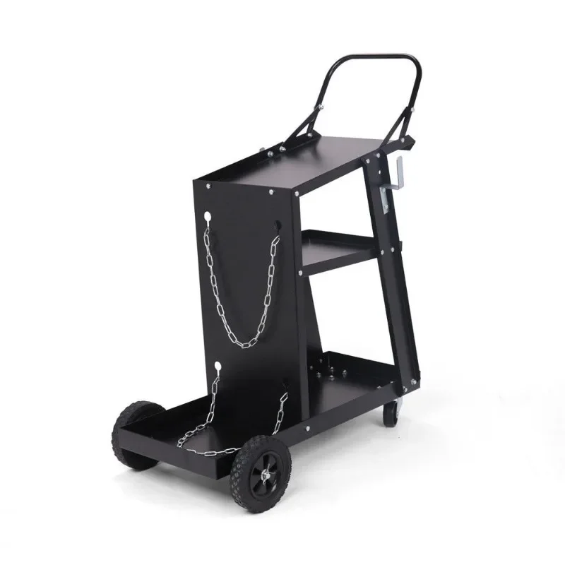 Three-layer movable electric welding cart with handletool car  locomotive