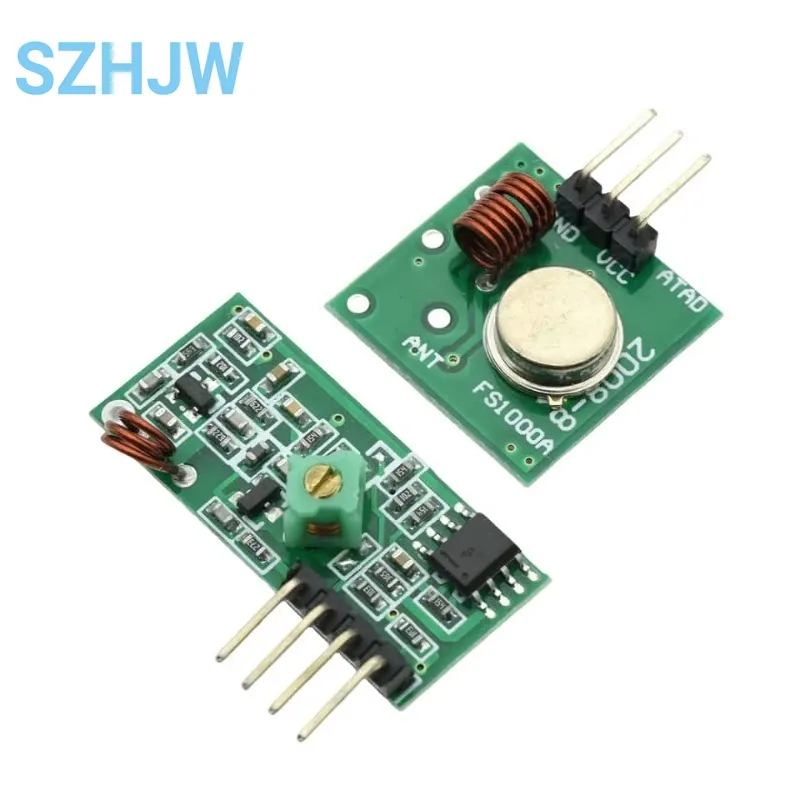 Wireless Receiver Module Super Regenerative Module Radio Transmitter Receiver Transmitter Receiver 433/315MHz Frequency