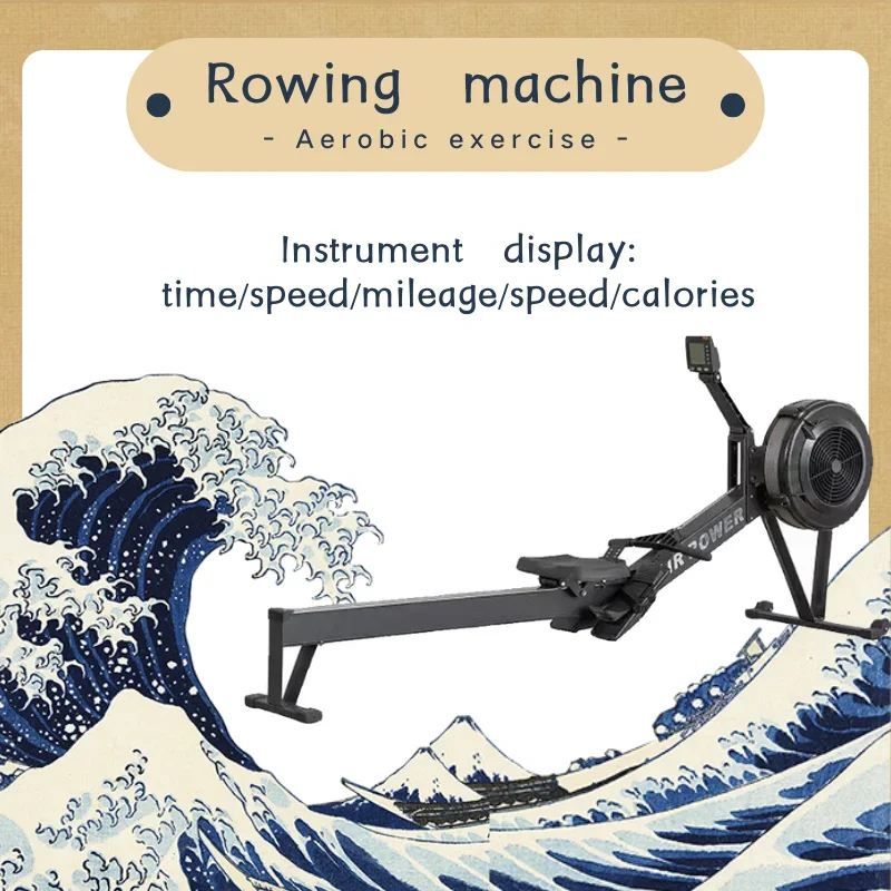 Multifunctional indoor exercise Resistance Rowing Machine Aerobic Gym fitness machine bodybuilding club Equipment High Intensity