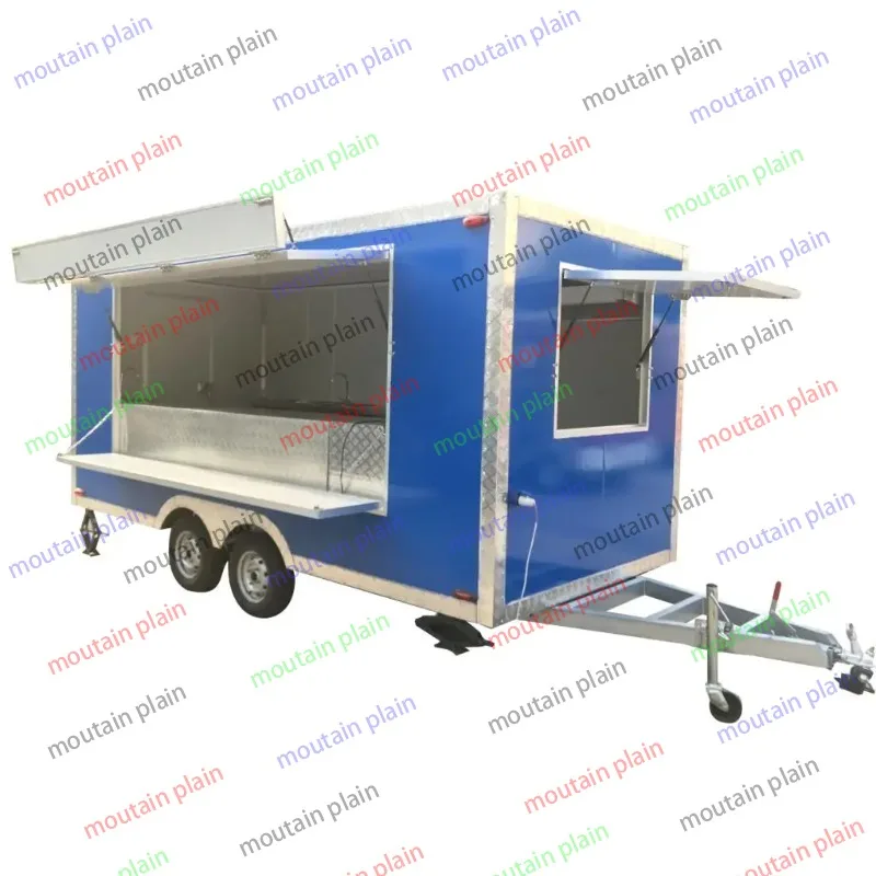 Multifunctional Food Drink Desert Retail Trailer High Quality Mobile Snack Food Trailer