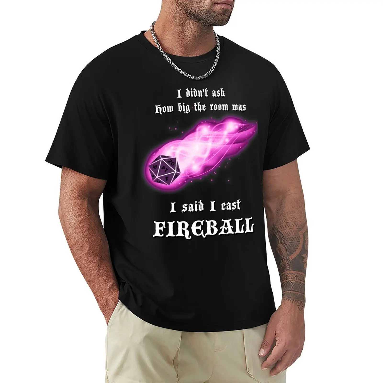 Cast Fireball T-Shirt man t shirts graphic T-Shirt