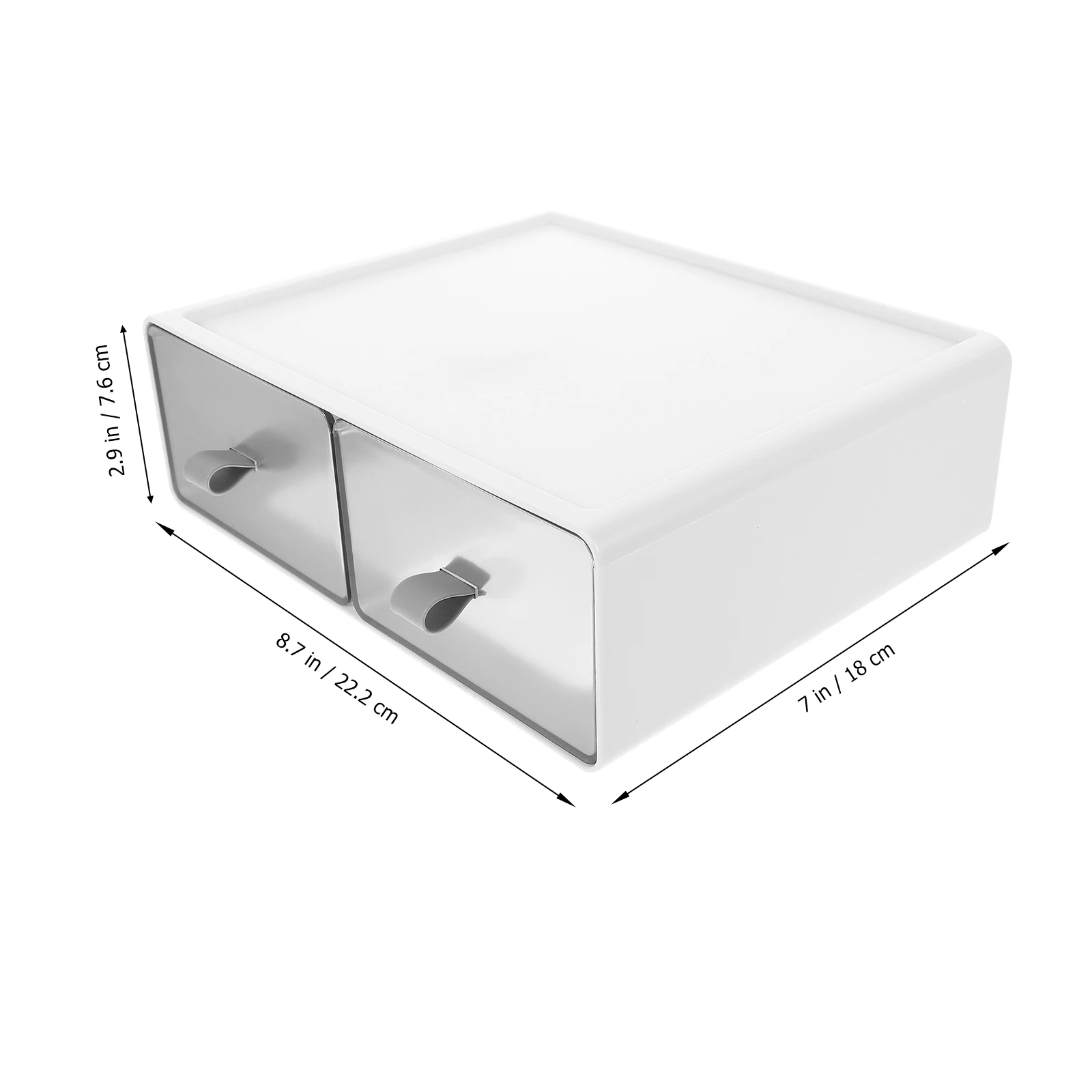 

1pcs Desktop Storage Box Drawer Style Case Plastic Multifunctional Organizer Jewelry Cosmetics Stationery Sundries Household Use