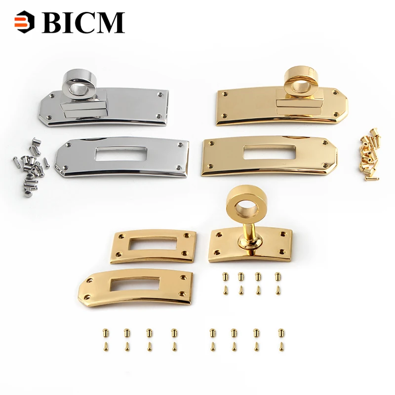 

1/3Sets Fashion Stainless Steel Bag Locks Clasp Bag Buckle Bracelet Buckle Clasps For Handbag Purse DIY Hardware Bag Accessories