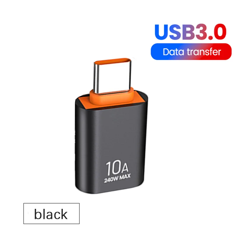 NNBILI USB 3,0 Typ-C Daten Adapter Typ C 10A USB C Stecker Auf USB Buchse Konverter Für macbook Xiaomi Samsung Schnelle OTG Stecker ﻿