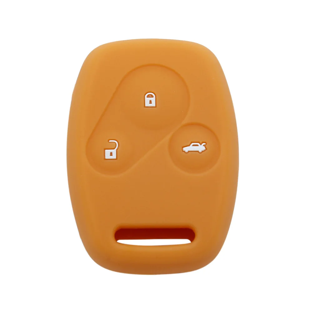 Suitable for Honda Fengfan Accord 3-button Silicone Key Cover Civic Soft Rubber Key Package Car Logo Epoxy Remote Control Sheath view 2
