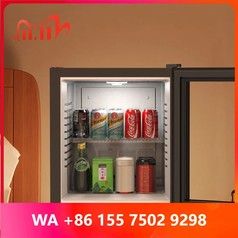 24L/33L Quiet Mini Fridge, Semiconductor Cooling, Dened for Hotel Rooms, Compact Refrigerator for Bedrooms and Liing Rooms