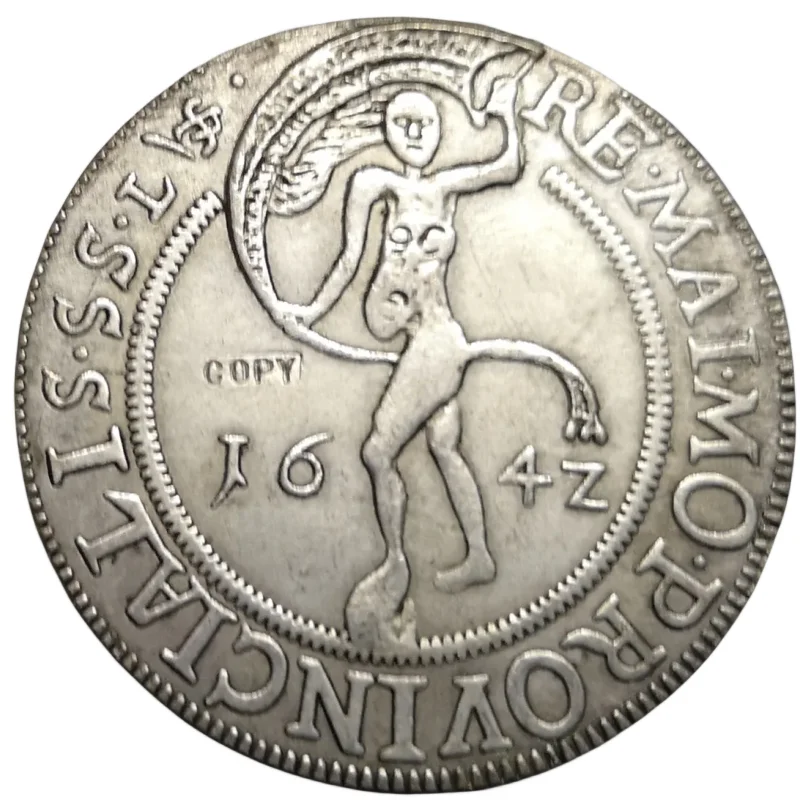 

1642 Denmark 8 Skilling Lybsk-Christian IV (type 2) Silver Plated Copy Coin