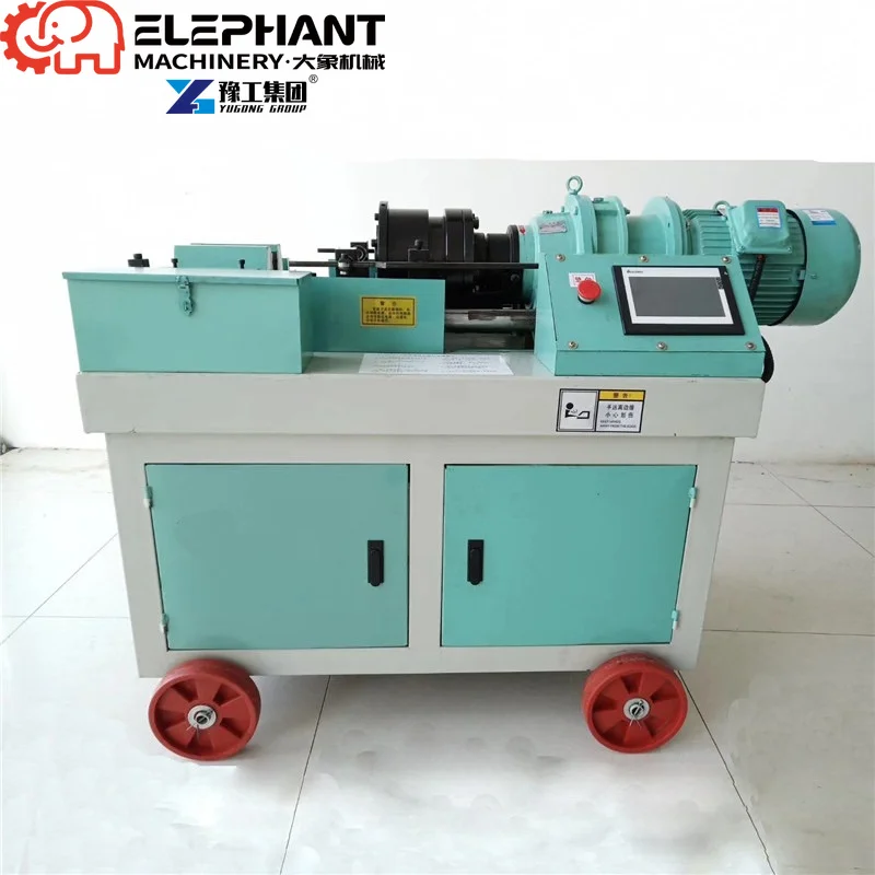 Automatic Stainless Steel Pipe Thread Rolling Rebar Machine Factory Price Screw Bolt Making Machine