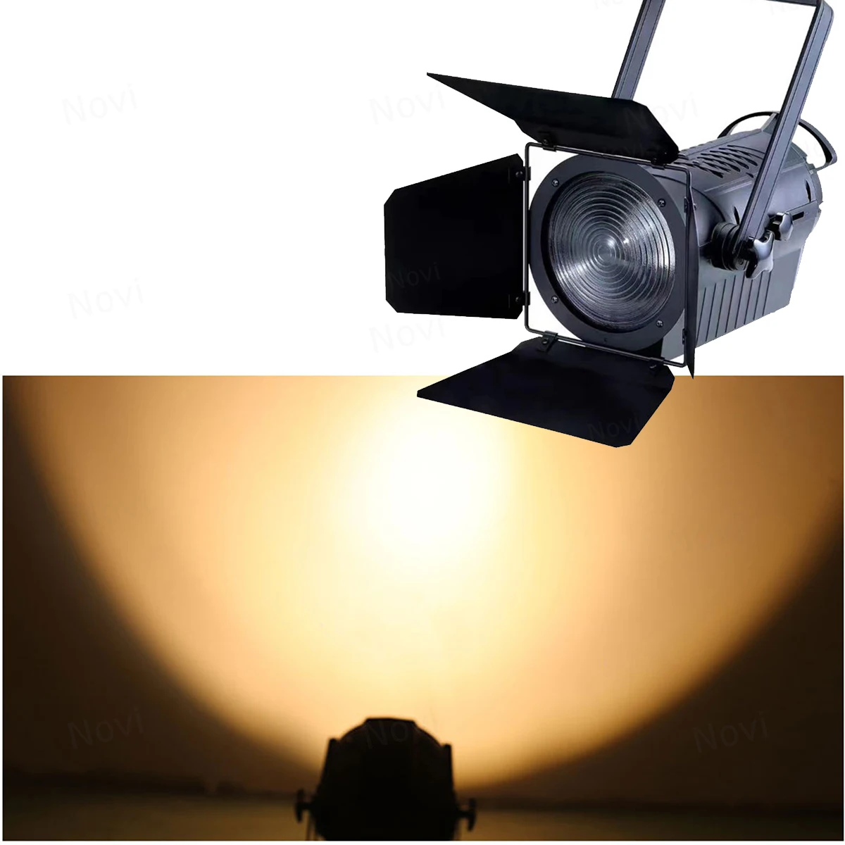 200W 100W Manual Focus Zoom Fresnel Lens Studio Light Profile Spotlight For Tv Show Stage Events Theater Camera