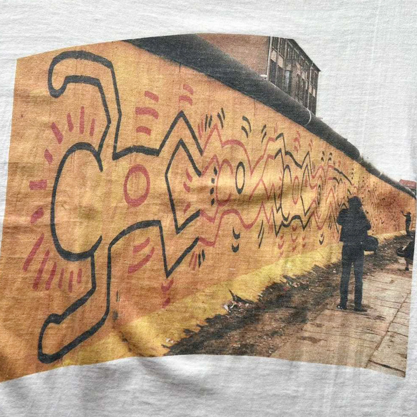Casual American Cool Short Sleeve T-Shirt Graffiti Father  Ulzzang  Art Cotton Youth Fashion Summer Top