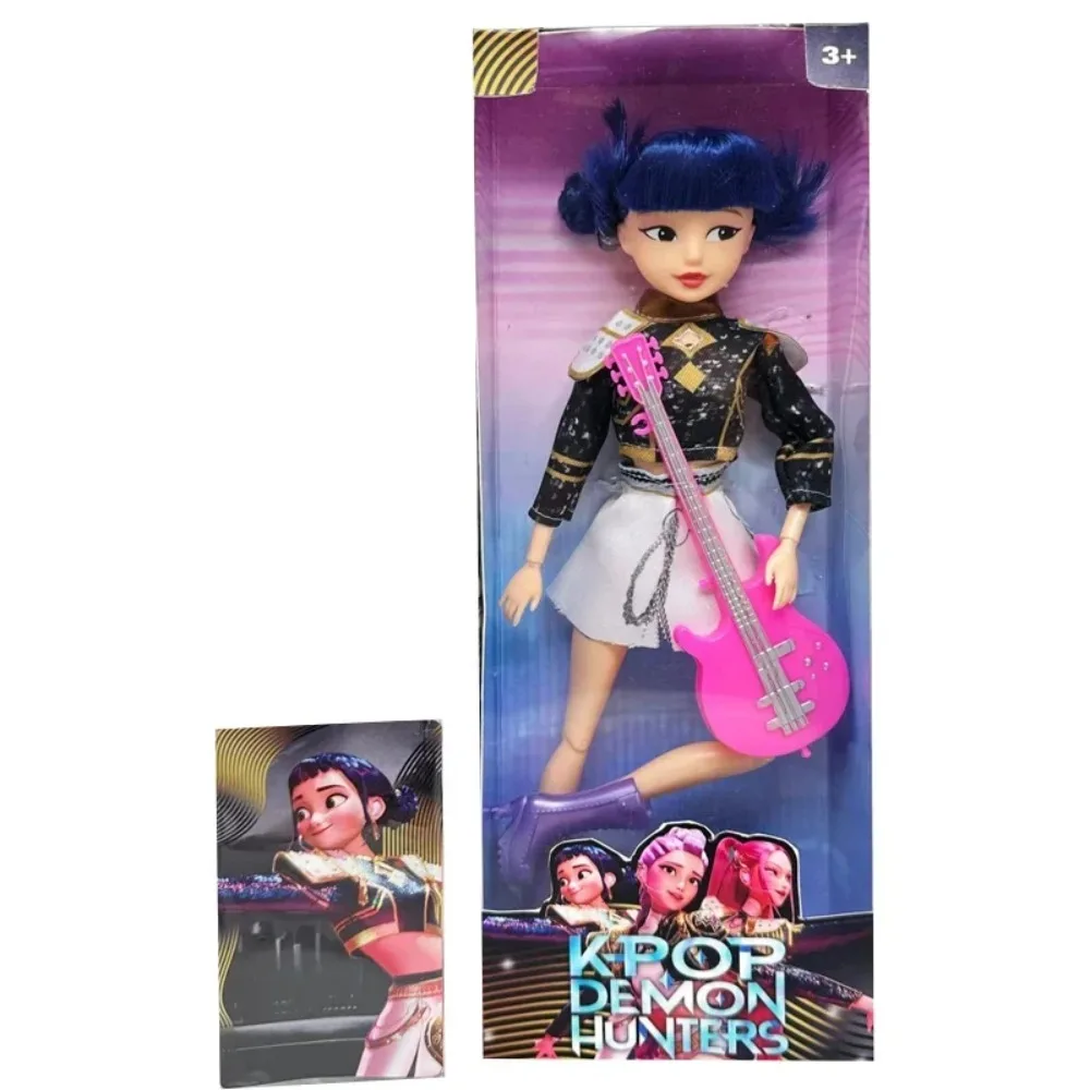 Kpop Demon Hunters Action Figure Toy Set Derpys Tiger Rumi Mira Zoey Sussy with Colorful Lights for Fans Christmas Gifts