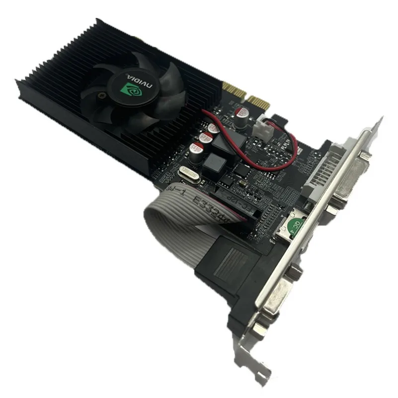 GT610 2G 1G Desktop Graphics Card Half Height Low Profile Card for Small Large Chassis Office Use