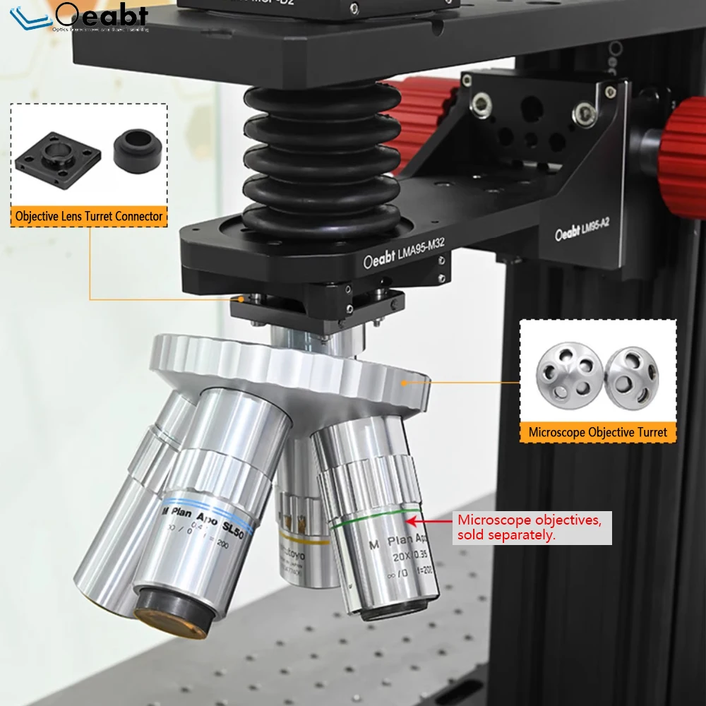 Microscope Objective Turret Microscope Turret RMS/M26 Threaded Objective Changer for OLC Series Oeabt