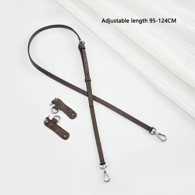 Lederen vervangende crossbody tasriem voor Longchamp Mini Bag schouderriem zonder ponsen Modificatie tasaccessoires
