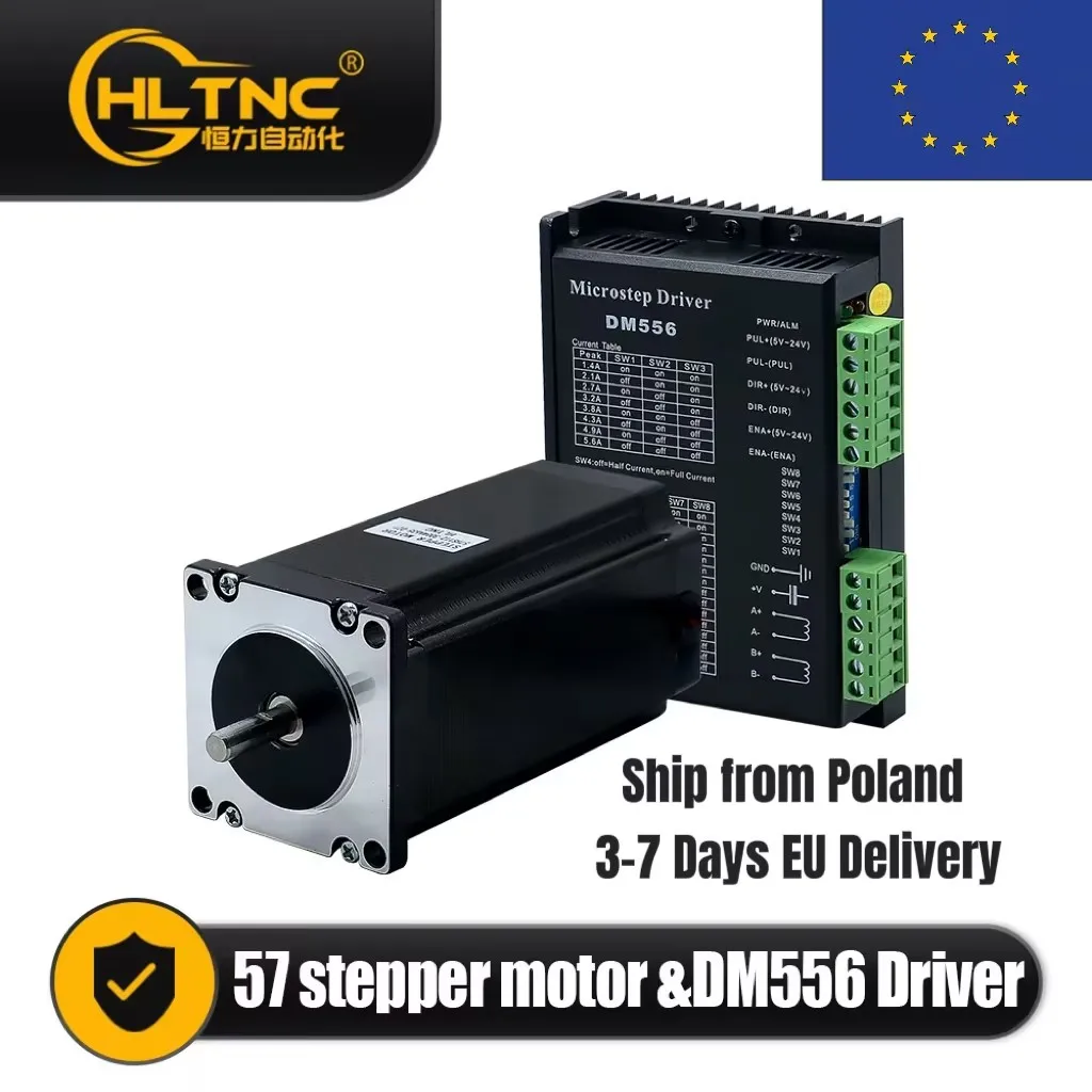 EU-Versand: Nema 23 Schrittmotor 20-50V DC Motoren 1.2Nm 2Nm 2.2Nm 2.5Nm 3Nm 3A +DM556 DM542 Treiber für CNC 3D-Drucker