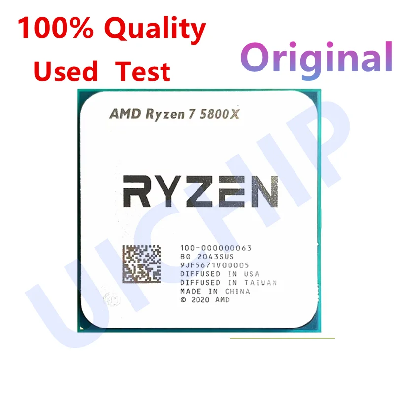 Ryzen 7 5800X R7 5800X 3.8GHz Eight-Core 16-Thread CPU Processor 7NM L3=32M Socket AM4