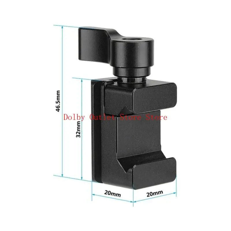  Standard Quick Setsup Slider Tube Clamp for Camera Accessories Expansion