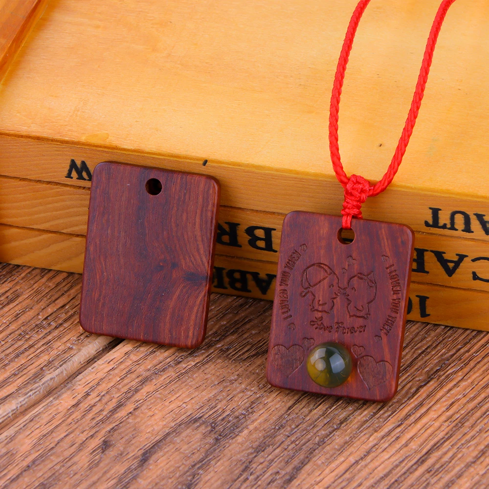 Etiqueta cuadrada de sándalo Xq azul y ámbar: graba tu leyenda y darlo al su amor eterno como regalo sagrado y romántico