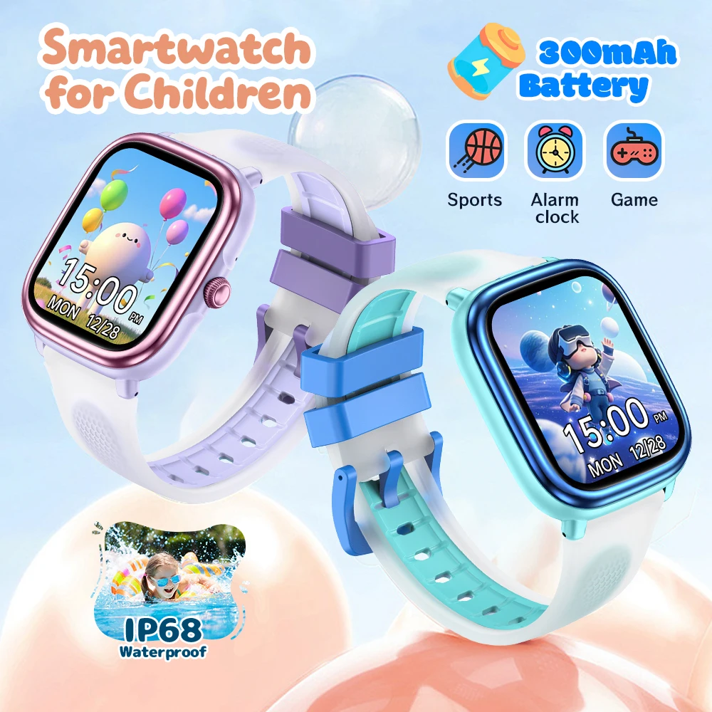 

Smart Watch For Children Games HD Screen Alarm Flashlight Sleep Monitor Stopwatch Sports Kids Smart Watch Birthday Holiday Gift