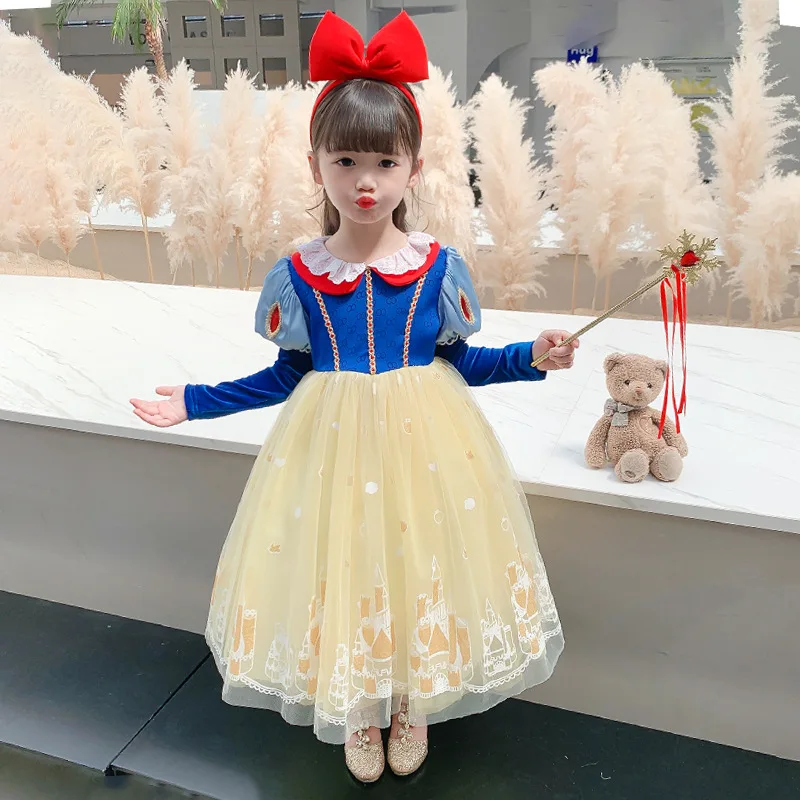

Girls' Original Princess Dress2025Spring New Style Children's Girl's First Birthday Dress Halloween Dress